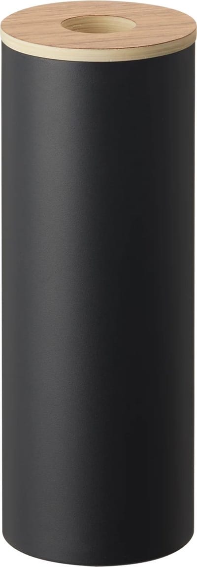Yamazaki Tissuebox Rond - Rin - Zwart
