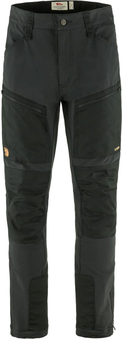 Fjällräven Keb Agile Winter Trousers - Softshellbroek - Heren Black / Black EU 48 - Regular