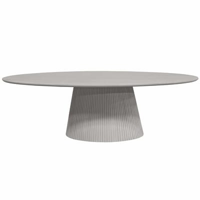StarFurn Eettafel Solana - Ovaal Taupe Hout - 240x120x76cm