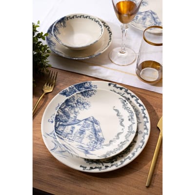 24-delige dinerset Aafje porselein | Hermia