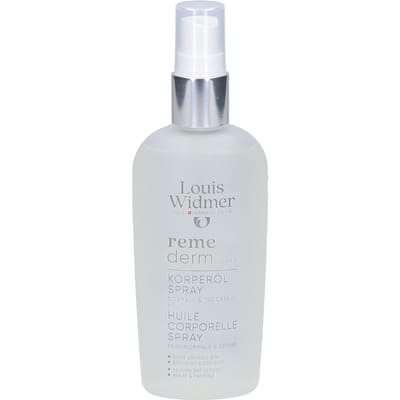Louis Widmer Remederm Dry Skin Lichaamsolie Spray Licht Geparfumeerd 150 Olie