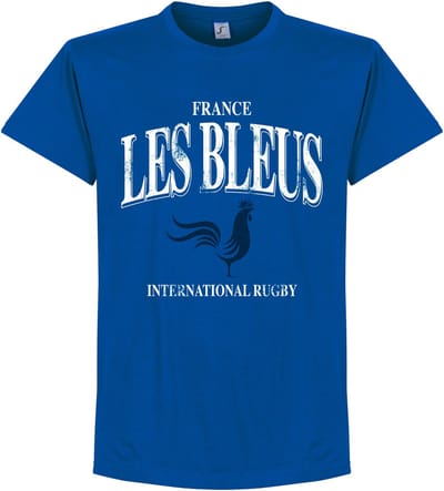 Frankrijk Les Bleus Rugby T-Shirt - Blauw - S
