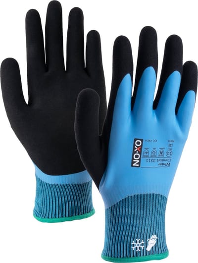 OX-ON Winter Comfort 3311 Thermo en Waterproof Werkhandschoen - maat S/M