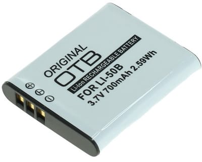 OTB Camera accu compatibel met o.a. Olympus Li-50B / 700 mAh