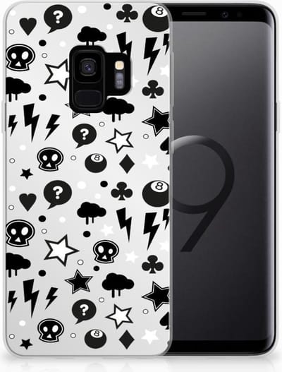 Silicone Back Case Samsung Galaxy S9 Silver Punk