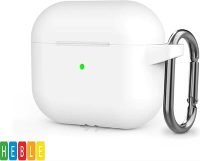 Beschermhoes {Soft Case} geschikt voor AirPods 3 - Doorzichtig - {Siliconen} - Clip