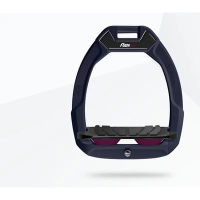 Veiligheidszittingen voor paardrijden Gehumeurd Grip Marine/Zwart/Pruim Flex-On Safe-On