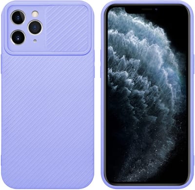 Cadorabo Hoesje geschikt voor Apple iPhone 11 PRO in Bonbon Paars - Beschermhoes van flexibel TPU-silicone Case Cover en met camerabescherming