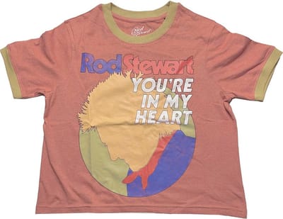 Rod Stewart - In My Heart Crop top - S - Oranje/Geel