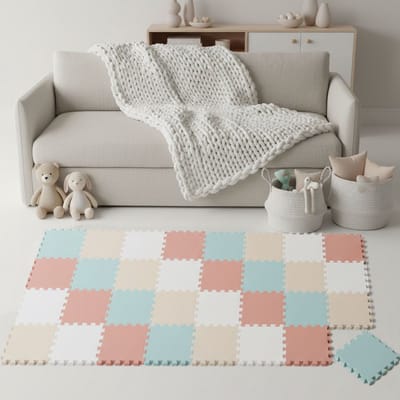 Van dag Één: 36-delige Baby Puzzel Speelmat - 30x30 EVA Schuim Kruipmat Vloermat Speeltapijt Kind