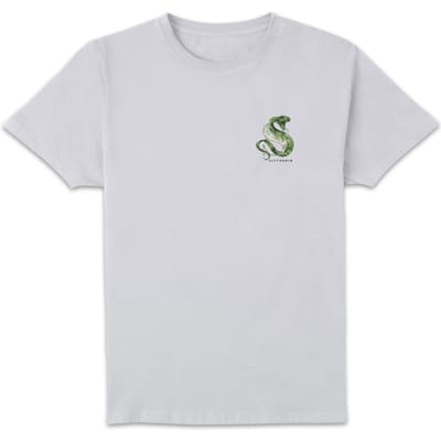 Harry Potter Slytherin Unisex T-Shirt - White - S