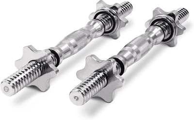 Korte Halterstangen Set van 2 - 35 cm x 25 mm - Verchroomd en Antislip