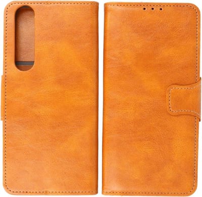 Sony Xperia 1 III Hoesje - Portemonnee Book Case - Kaarthouder & Magneetlipje - Kunstleer - Bruin