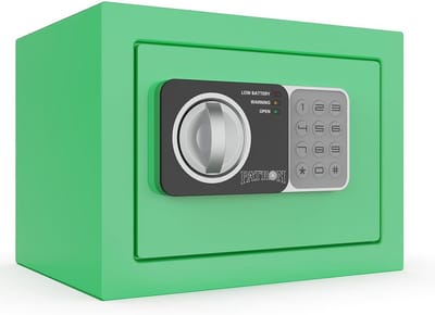 Kleine Kluis met Sleutel en Code voor Geld en Sieraden - Compact Veiligheidsslot voor Thuis