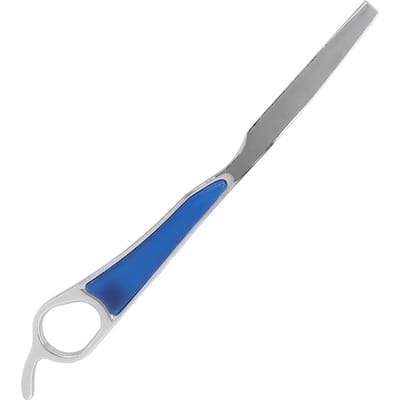 Rasoir de barbier professionnel à bord droit, rasoir de coiffure à bord unique sans lame gray