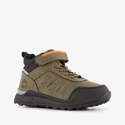 Blue Box hoge sneakers jongens zwart/groen - Maat 24 - Uitneembare zool