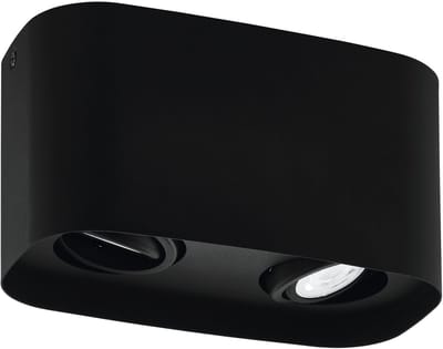 EGLO Arenzano Plafondlamp - 2 lichts - GU10 - Zwart
