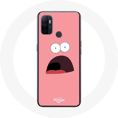 Oppo A53 hoesje Patrick Star Spongebob Squarepants roze roze