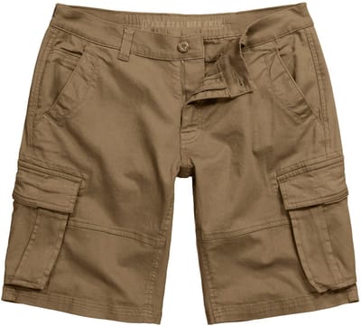 JP 1880 - Heren - Cargobermuda Buik-Fit cargozakken - Taupe - Maat 70