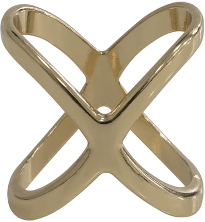 Allecto - Gesp voor sjaal - Sjaalring - Trendy sjaalaccessoire - Goudkleurig - Mode decoratie - Geschikt voor dames en meisjes