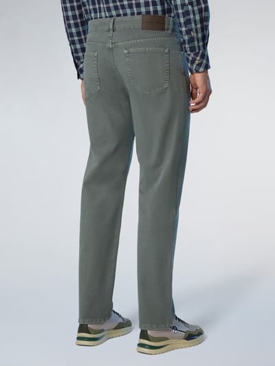 North Sails Broek Broken twill met 5-pocketstijl