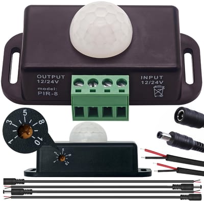 Dailygoods - PIR Bewegingssensor met Instelbare Tijdvertraging
