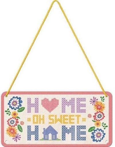 Nostalgic Art Metalen bord Hanging Home Sweet Home