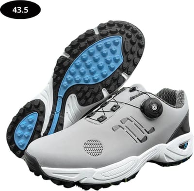 Bovista Golfschoenen Heren - Sneakers - Golfkleding - Golfschoenen Antislip - Waterdicht - Golfen - Grijs 43.5