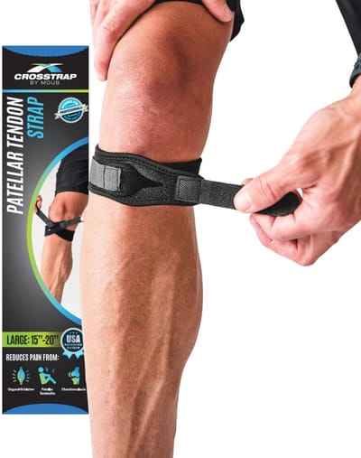 Knieband Ondersteuning voor Jumpers Knee en Patellapees Pijn - Verstelbaar voor Sport