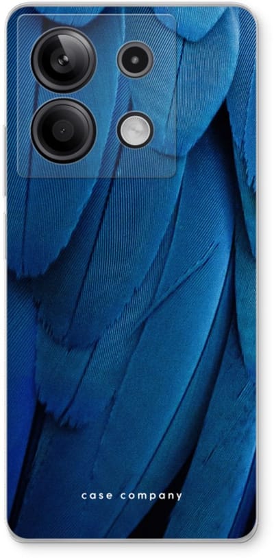 Case Company® - Hoesje geschikt voor Xiaomi Redmi Note 13 5G hoesje - Pauw - Soft Cover Telefoonhoesje - Bescherming aan alle Kanten en Schermrand