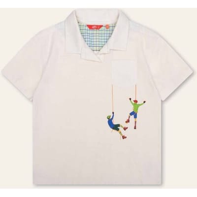 Oilily Timothy T-Shirt- maat104/4yr Turtle Dove