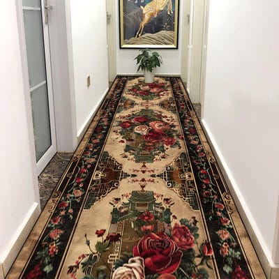 Europese Retro Bloemige Woonkamer Hal Tapijt Trappenhuis Gang Trappen Huisdecoratie Corridor Gangpad Runner Tapijt Keukenmat 160*200cm