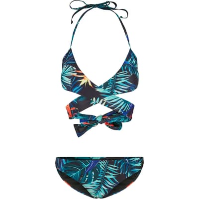 Urban Classics - Draped Pattern Bikini set - S - Multicolours