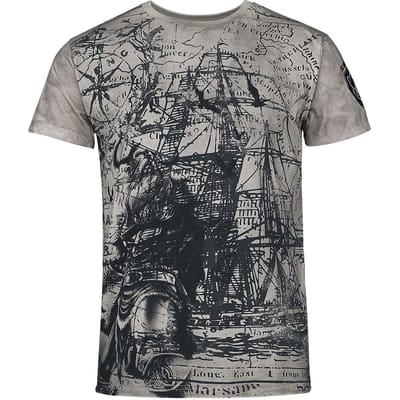 Black Premium by EMP T-shirt - Rebel Soul - M tot 5XL - voor Mannen - grijs