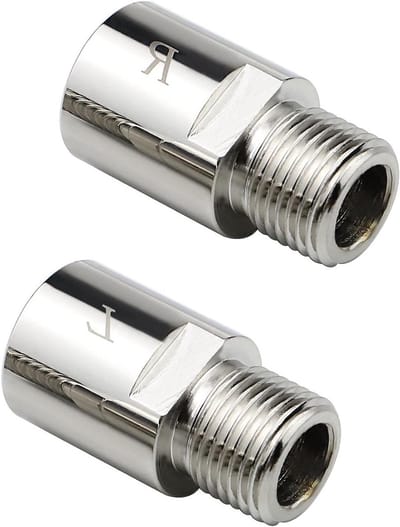 Verlengstukken voor Fiets Pedalen van Chroom-Molybdeen Staal - 20mm Extensie voor 9/16" Draad Pedalen, Geschikt voor Racefietsen en BMX