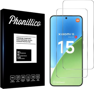 Screenprotector voor Xiaomi 15 - 2 stuks Beschermglas van glas Transparante glazen schermbeschermfolie