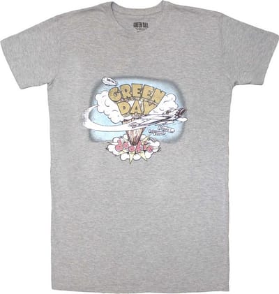 Green Day - Vintage Dookie Korte jurk - XS - Grijs