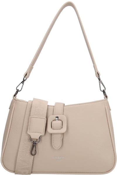 Charm London Uptown Crossbodytas - Schoudertas - Dames - Schouderband - Lichttaupe