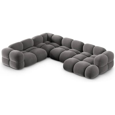 Hoekbank Loretto links velvet | Cosmopolitan Design