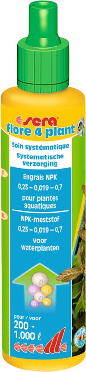 Sera Flore 4 Plant Voor Plantenaquariums Met Weinig Vissen | 50 ml