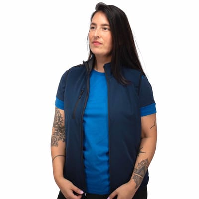 Clique Padded Softshell Vest Women 020959 - Zwart - S