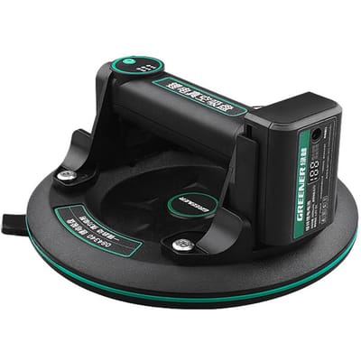 Ventouse à vide électrique pour carreaux de verre, forte capacité portante, ventouse à carreaux de 8 pouces, aspirateur électrique noir