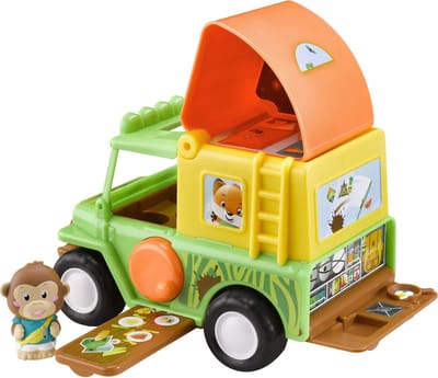 Klorofil speelset de Safari Jeep incl 1 poppetje uit de Apen familie