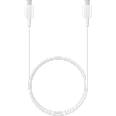 Samsung USB cable USB-C (M) to USB-C (M) USB 2.0 (Max 3A/25W) 1 m white