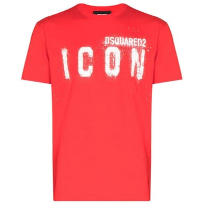 T-shirt DSQUARED2 Icon RED Italien - Taille: XXL red
