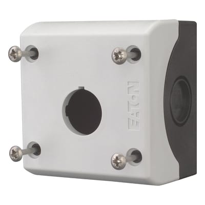 Eaton M22-I1 216535 Surface mounted housing 1 inbouwplaats, Voor bodembevestiging (Ø x h) 22 mm x 80 mm Antraciet 1 stuk(s) Piece