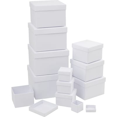 VBS Kartonnen dozen "Vierkant", set van 12