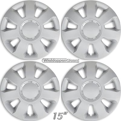 GoodGo Wieldoppen ARES-S 15" zilver. Set a 4 stuks (CONTROLEER UW BANDENMAAT en lees a.u.b. de onderstaande, uitgebreide tekst!)