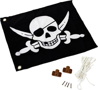 KBT Vlaggensysteem voor speeltoren inclusief piraten vlag