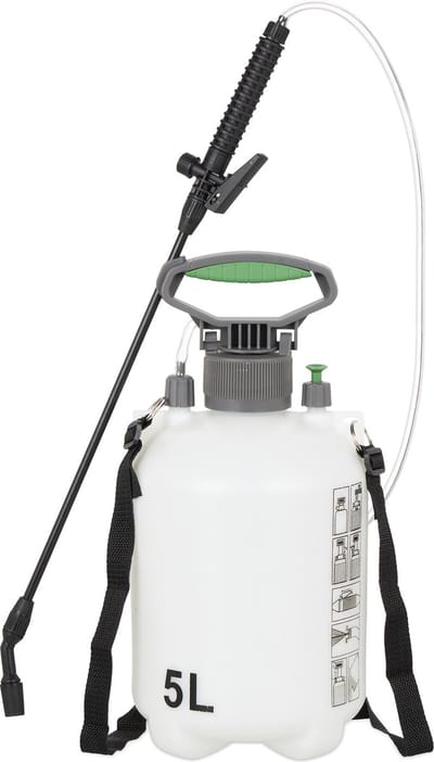 plantenspuit 5 liter - verstelbaar mondstuk - druksproeier - onkruidsproeier